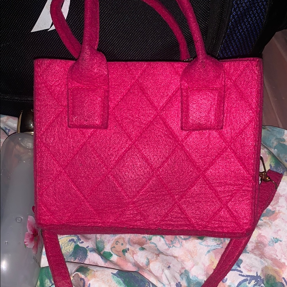 Quilted Pink Handbag